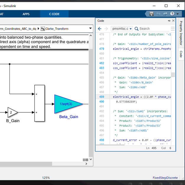 Embedded coder