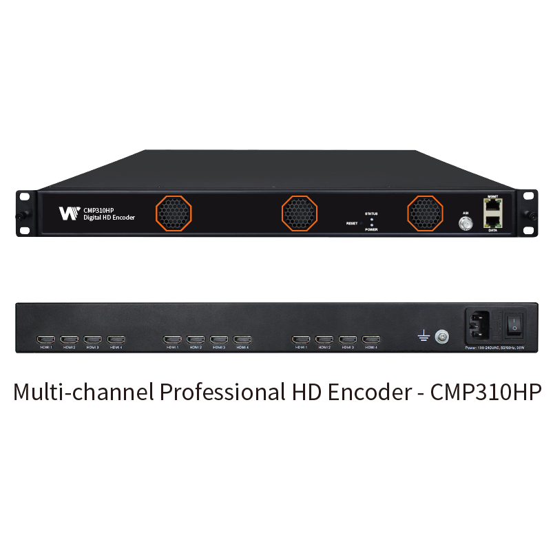 Multi-channel Professional HD Encoder (with Logo/QR Code/OSD Insertion)