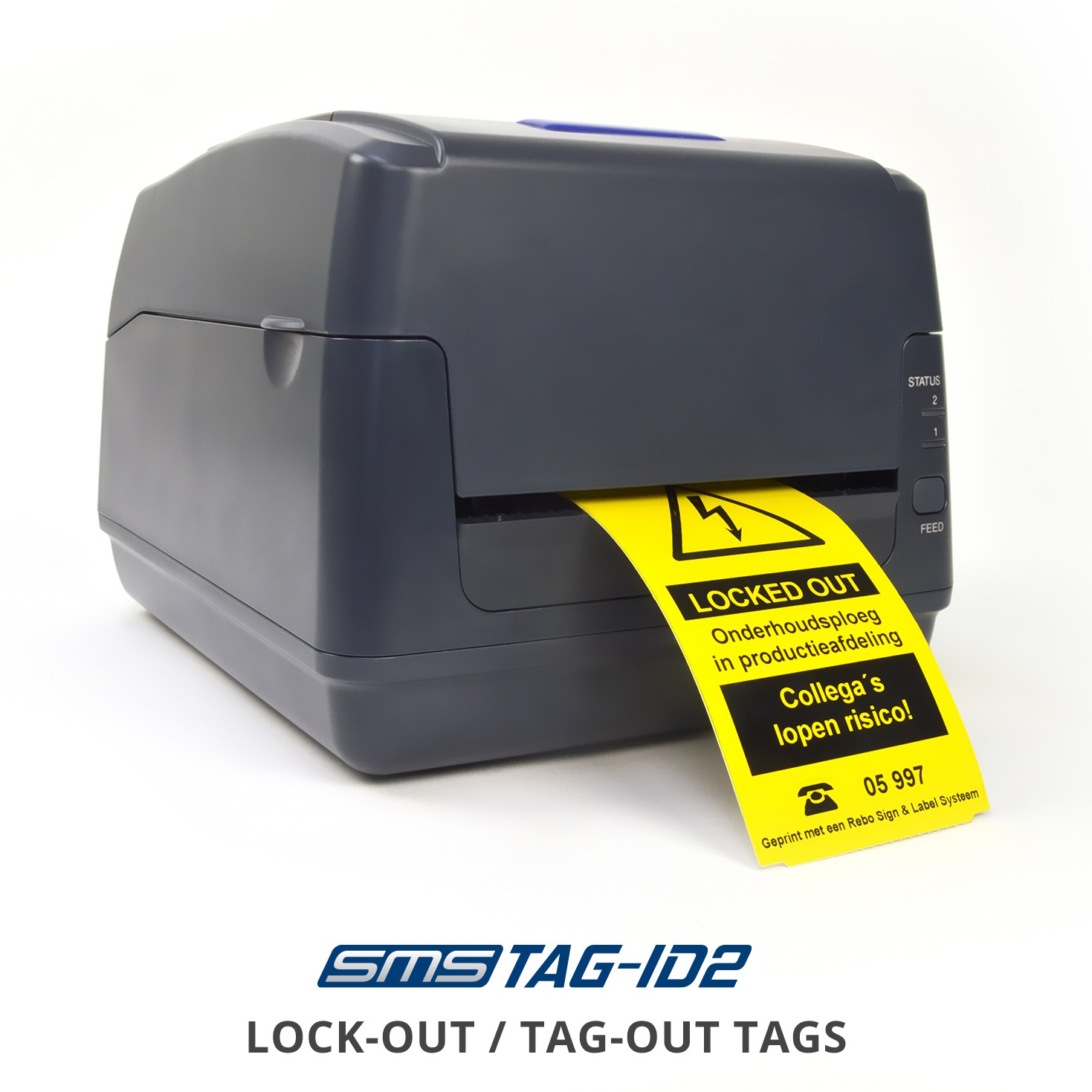 SMS-TAG-ID2 | Lockout/Tagout & ID labelprinter