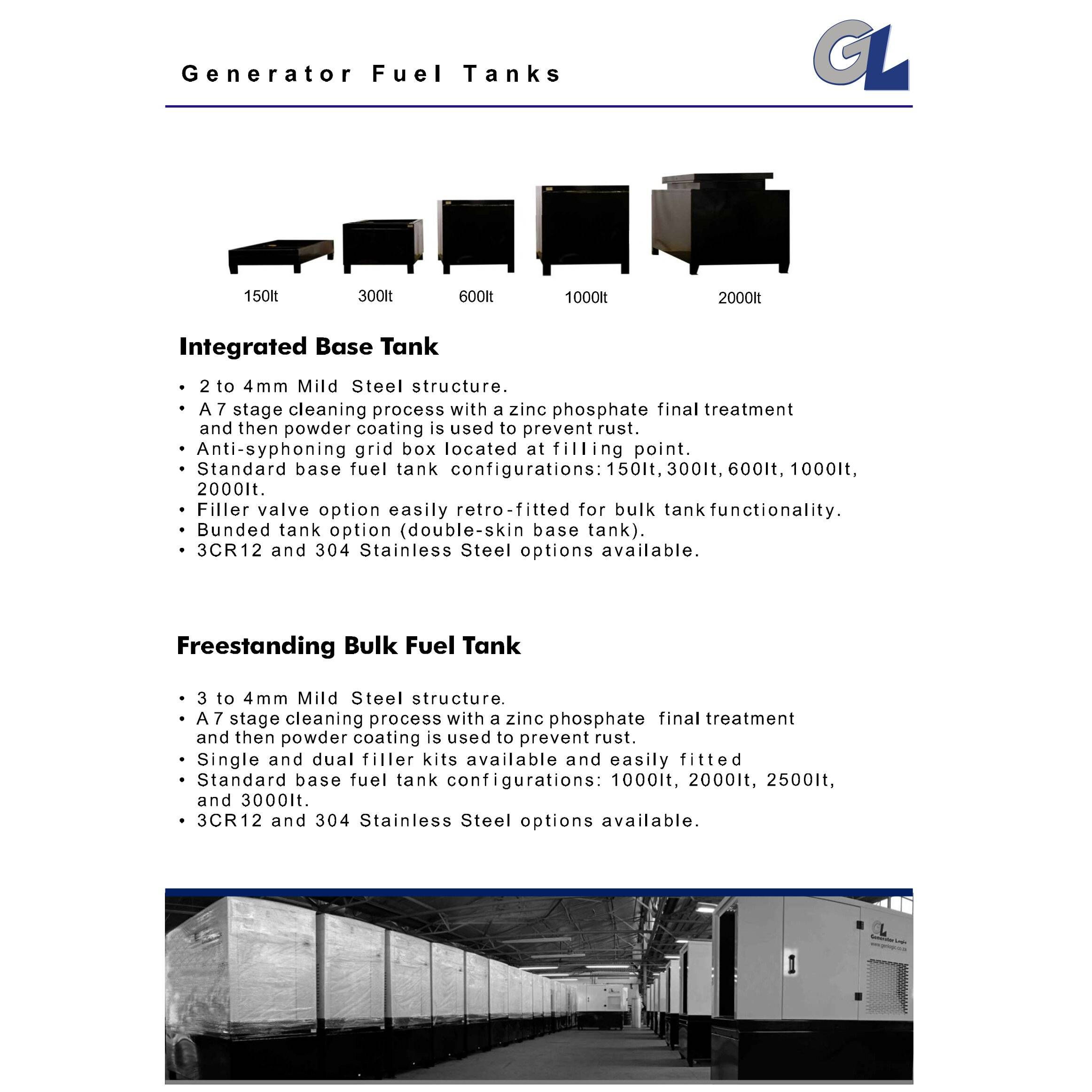 Generator Fuel Tanks And Freestanding Bulk Fuel Tanks Generator Fuel Tanks And Freestanding Bulk Fuel Tanks