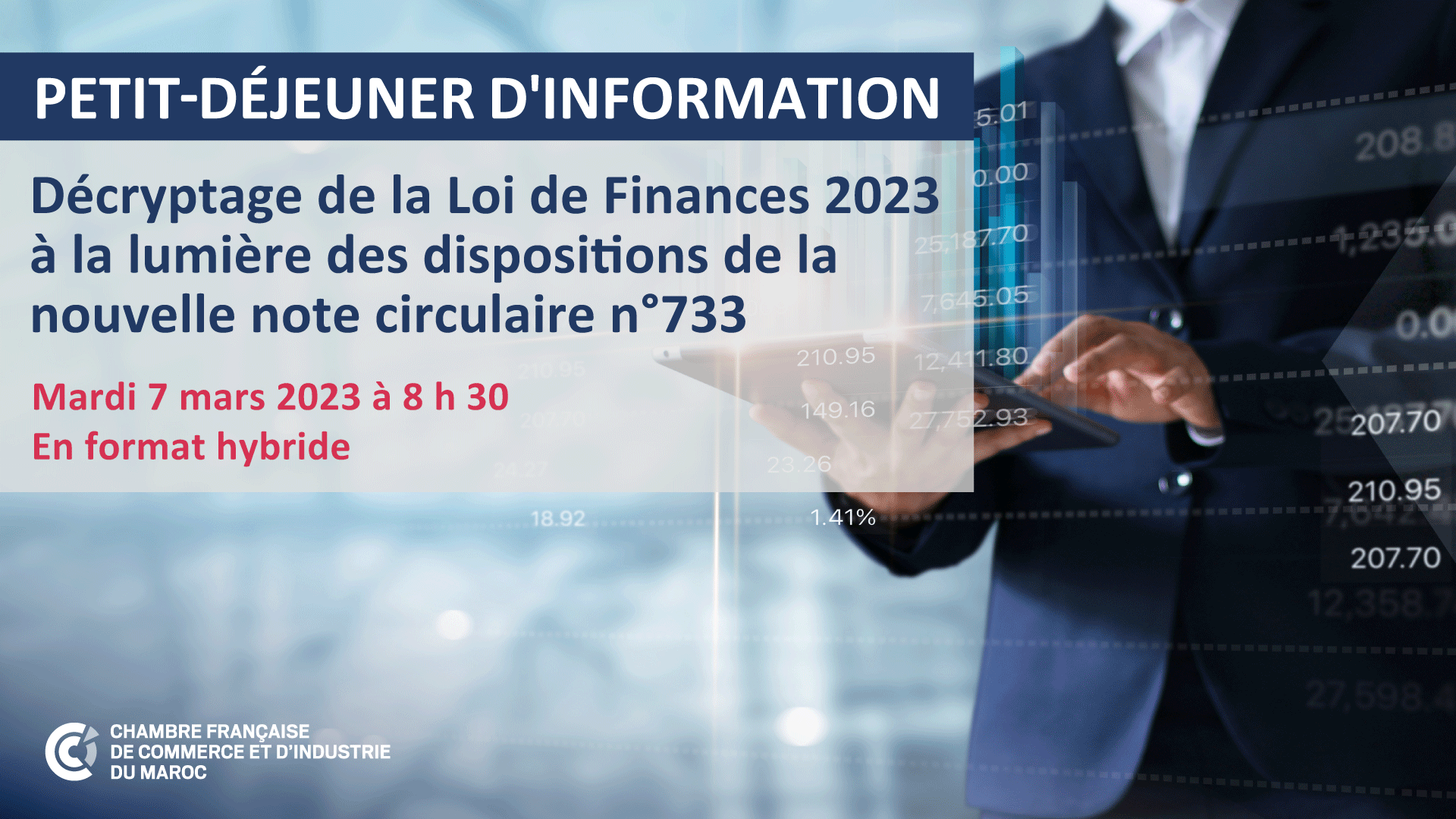 Petit-déjeuner d'information sur le décryptage de la Loi de Finances ...