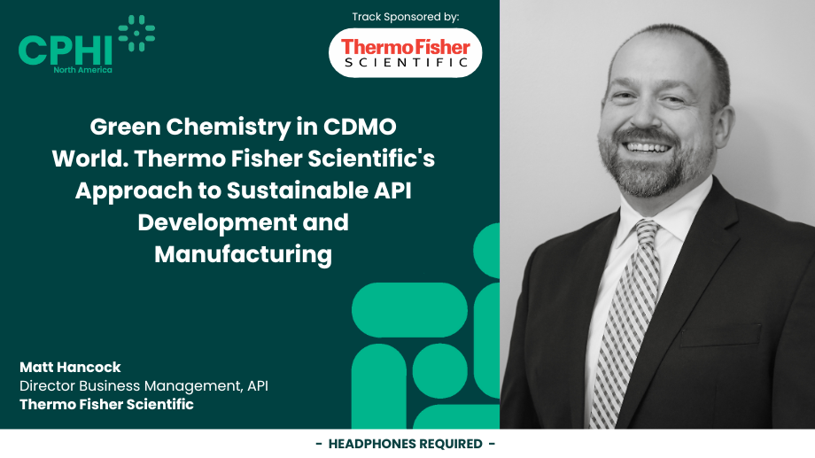 Api Source Thermo Green Chemistry in CDMO world. Thermo Fisher Scientific's Approach to ...