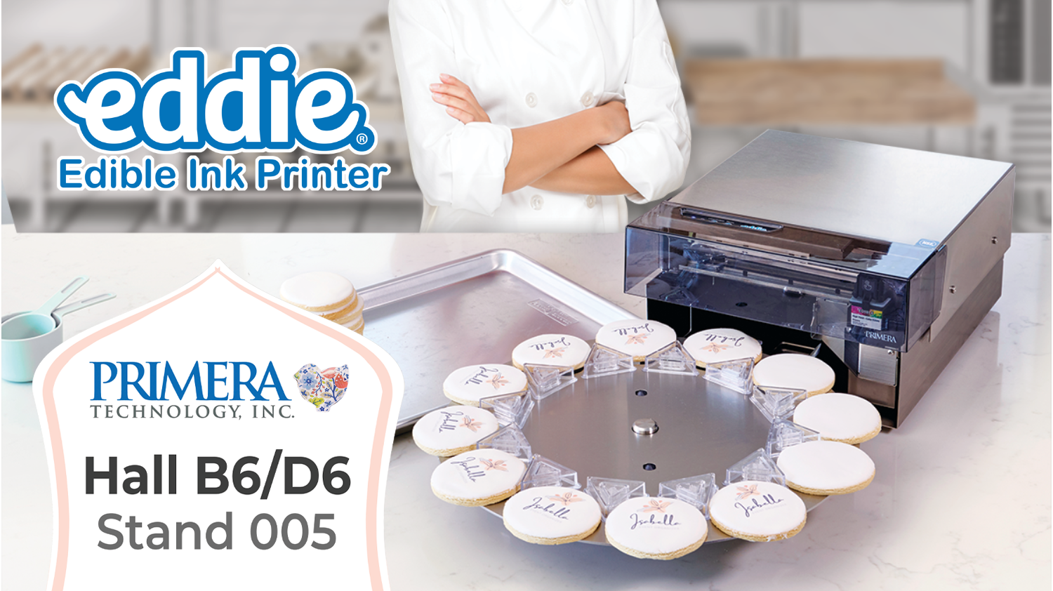 PRIMERA TECHNOLOGY, INC. WITH EDDIE, THE EDIBLE INK PRINTER