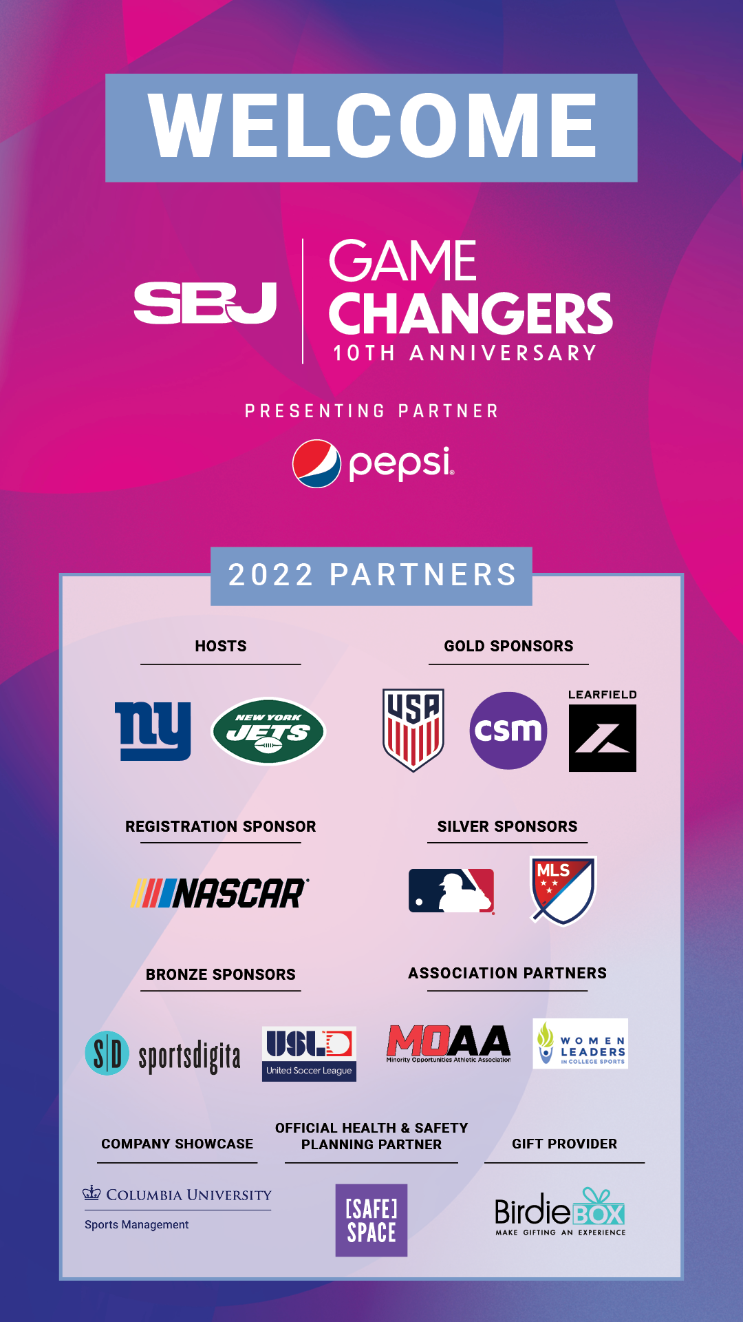 2022 Game Changers | Sports Business Journal Events