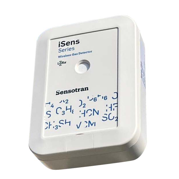 Wireless ambient gas sensor with LTE and LoRa wireless transmission
