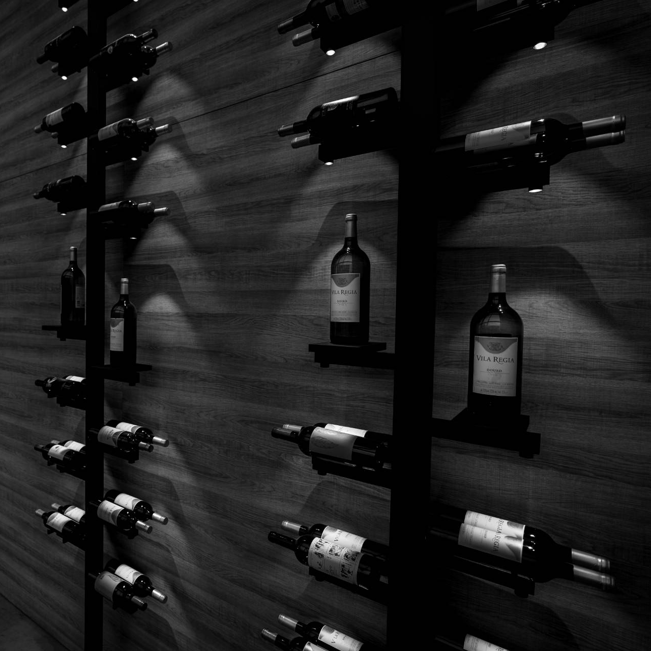 LED-integrated Wine Rack System